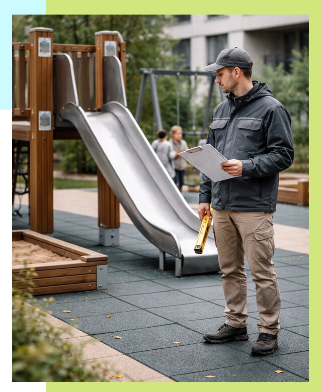 Сертификация детских площадок в Наро-Фоминске от 25613 р. | Алешин-Нр-