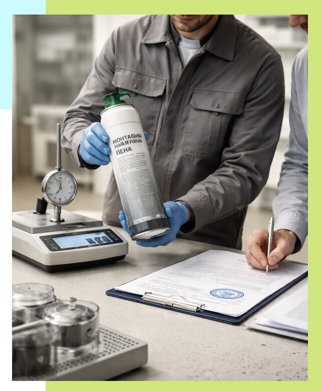 Сертификация монтажной пены в Наро-Фоминске от 15368 р. | Алешин-Нр-