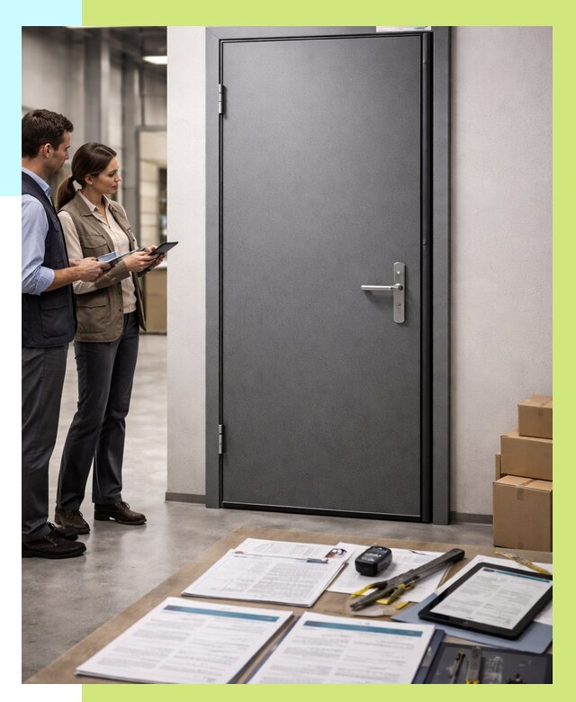 Сертификация противопожарных дверей в Наро-Фоминске от 9221 р. | Алешин-Нр-