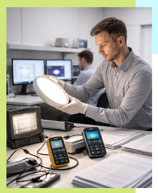 Сертификация светильников в Наро-Фоминске: испытания и оформление