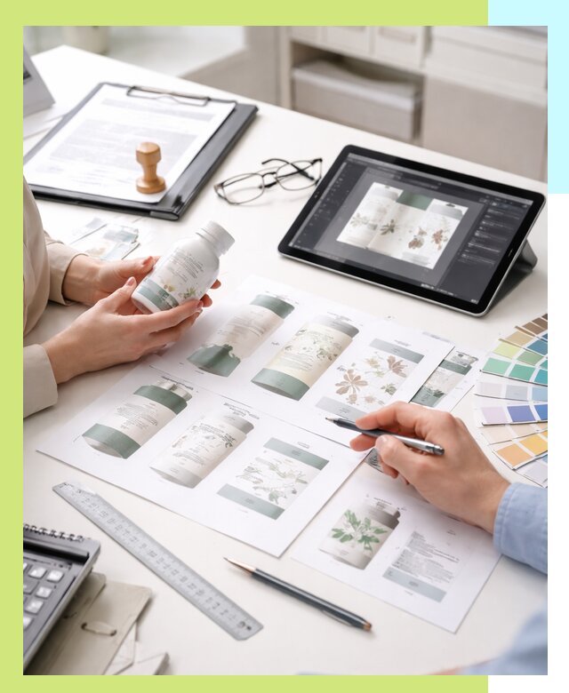 Профессиональная разработка дизайна и текста этикетки продукции в Наро-Фоминске