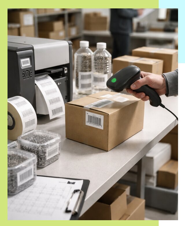 Штрихкодирование продукции и маркировка для продажи в Наро-Фоминске