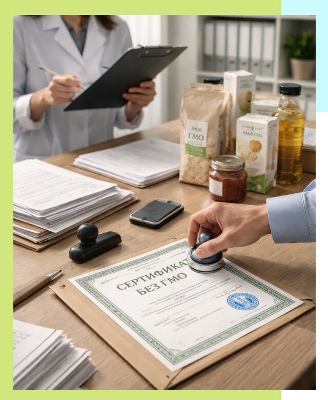 Получение сертификата Без ГМО для продукции в Наро-Фоминске